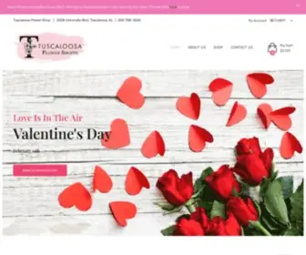 Tuscaloosaflowershoppe.com(Tuscaloosa's Premier Florist) Screenshot