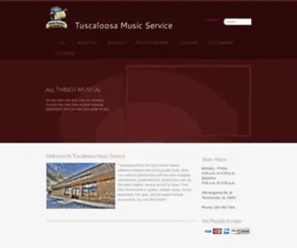 Tuscaloosamusicservice.com(Tuscaloosa Music Service) Screenshot