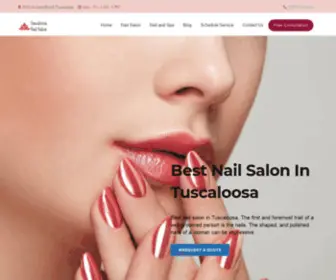 Tuscaloosanailsalon.com(Tuscaloosa nail salon) Screenshot