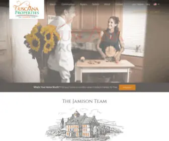 Tuscanaproperties.com(Sell or Buy in the Bay Area with Bob & Sandy The Jamison Team) Screenshot