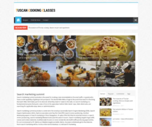 Tuscancookingclasses.com(La Cucina) Screenshot