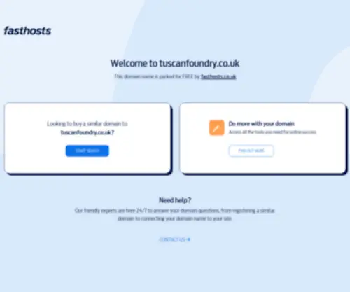 Tuscanfoundry.co.uk(Domain parking page) Screenshot