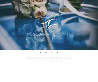 Tuscaniaevents.com(Wedding Planner in Florence) Screenshot