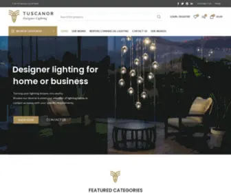 Tuscanor.co.uk(LED, Traditional, Crystal, Wrought Iron Lighting, Ironmongery) Screenshot