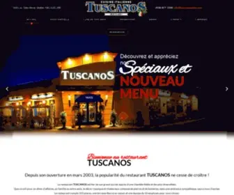 Tuscanosquebec.com(Accueil) Screenshot