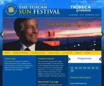 Tuscansunfestival.com(The Tuscan Sun Festival) Screenshot