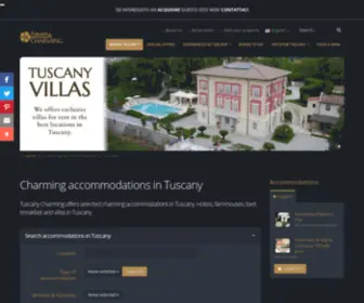 Tuscany-Charming.it(La guida online per le tue vacanze in Toscana) Screenshot