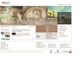 Tuscanyall.com(Tour Operator in Italy) Screenshot