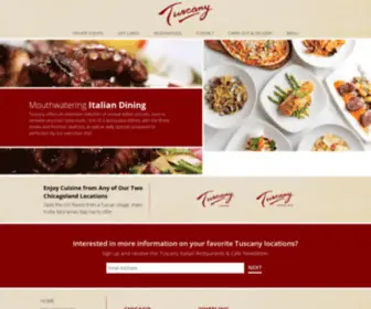 Tuscanychicago.com(Authentic Italian Cuisine) Screenshot