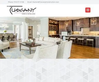 Tuscanyconstruction.com(Tuscany Construction Group) Screenshot