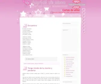 Tuscartitas.com(Cartas de amor) Screenshot