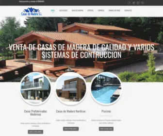 Tuscasasdemadera.com(CASAS DE MADERA) Screenshot