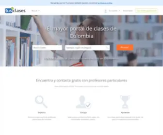 Tusclases.co(Clases particulares y Profesores particulares) Screenshot