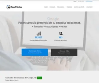 Tusclicks.com.pe(Posicionamiento en Google) Screenshot