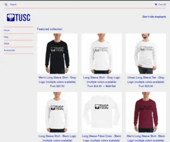 Tuscmerch.com(TUSCmerch) Screenshot