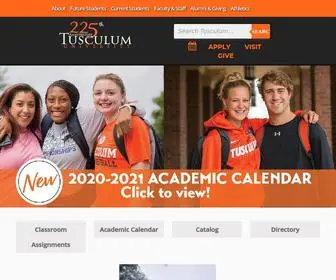 Tusculum.edu(Tusculum University) Screenshot