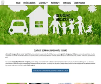 Tusegurosinsecretos.es(Olvídate de problemas con tu seguro) Screenshot