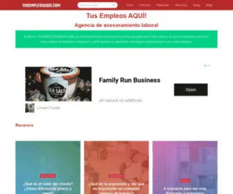 Tusempleosaqui.com(Tus Empleos AQUÍ) Screenshot