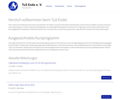 Tusende.de(Startseite) Screenshot