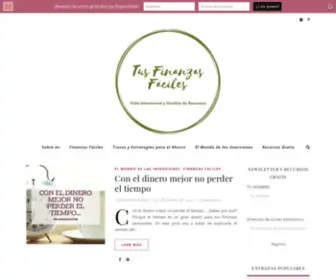 Tusfinanzasfaciles.com(Finanzas) Screenshot