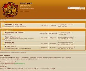 Tusg.org(TUSG) Screenshot