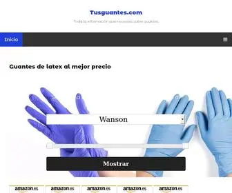 Tusguantes.com(Guantes de latex) Screenshot