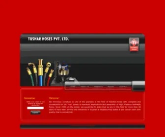 Tusharhoses.com(Tushar Hoses Pvt. Ltd) Screenshot