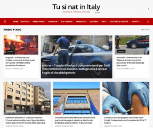Tusinatinitaly.it(Tu si nat in Italy) Screenshot
