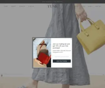 Tusk.com(TUSK NEW YORK) Screenshot