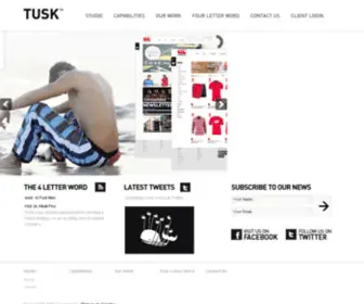 Tuskagency.com(Brand) Screenshot