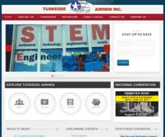 Tuskegeeairmen.org(Tuskegee Airmen Inc) Screenshot