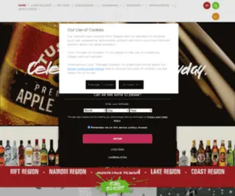 Tuskerlager.com(East African Breweries Ltd) Screenshot