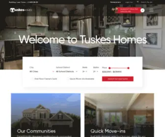 Tuskeshomes.com(Tuskes Homes) Screenshot