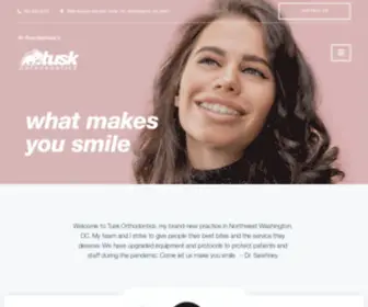 Tuskortho.com(Tusk Orthodontics) Screenshot