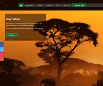 Tusksafaris.com(Tusk Safaris) Screenshot