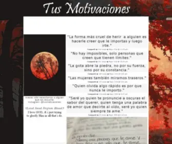 Tusmotivaciones.me(Tus Motivaciones) Screenshot