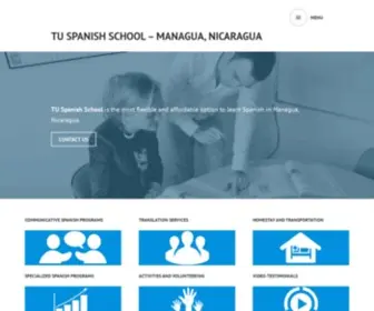 Tuspanish.com(Managua, Nicaragua) Screenshot