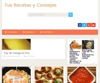 Tusrecetasyconsejos.com(Tus Recetas y Consejos) Screenshot