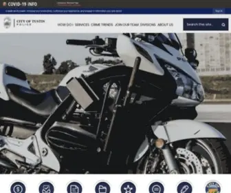 Tustinpd.org(Tustin, CA) Screenshot
