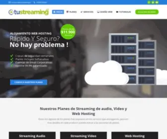 Tustreaming.cl(STREAMING DE AUDIO Y VIDEO EN CHILE) Screenshot