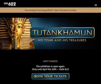 Tut-Ausstellung.ch(Tutanchamun: Sein Grab und die Schätze in Zürich Oerlikon) Screenshot