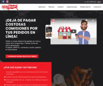 Tutastyboom.cl(Sistema de pedidos Online para restaurantes) Screenshot