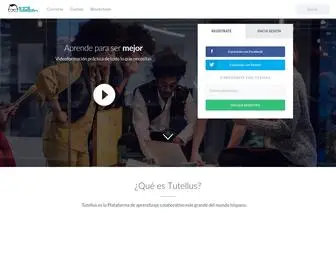 Tutellus.com(Aprende para ser mejor) Screenshot