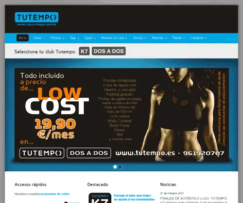 Tutempo.es(Sport Spa Fitness) Screenshot