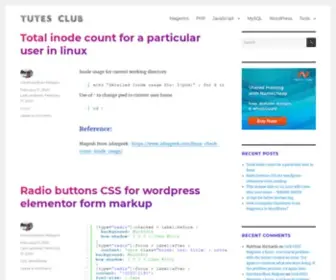 Tutes.in(We keep on adding code snippets which come handy in development process. The code) Screenshot