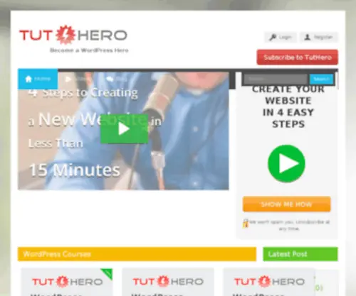 Tuthero.com(Tuthero) Screenshot