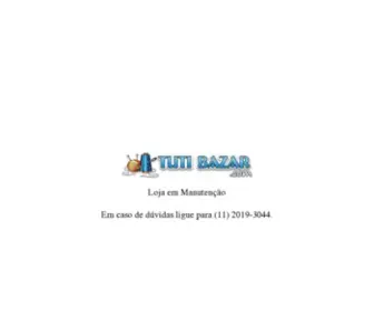 Tutibazar.com.br(Tuti Bazar) Screenshot