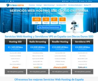 Tutiendahosting.com(Productos y Servicios Web Hosting en España) Screenshot