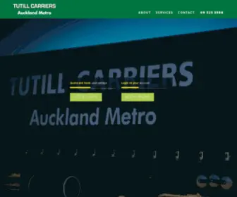 Tutillcarriers.co.nz(Tutill Carriers Ltd) Screenshot