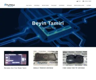 Tutkuelektronik.com.tr(Tutku Elektronik Oto Beyin Tamiri) Screenshot